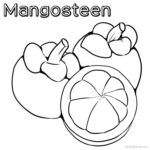 Mangosteen Coloring Pages To Print