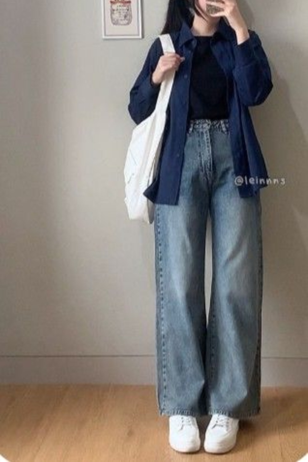 School jeans outfit tutorial
