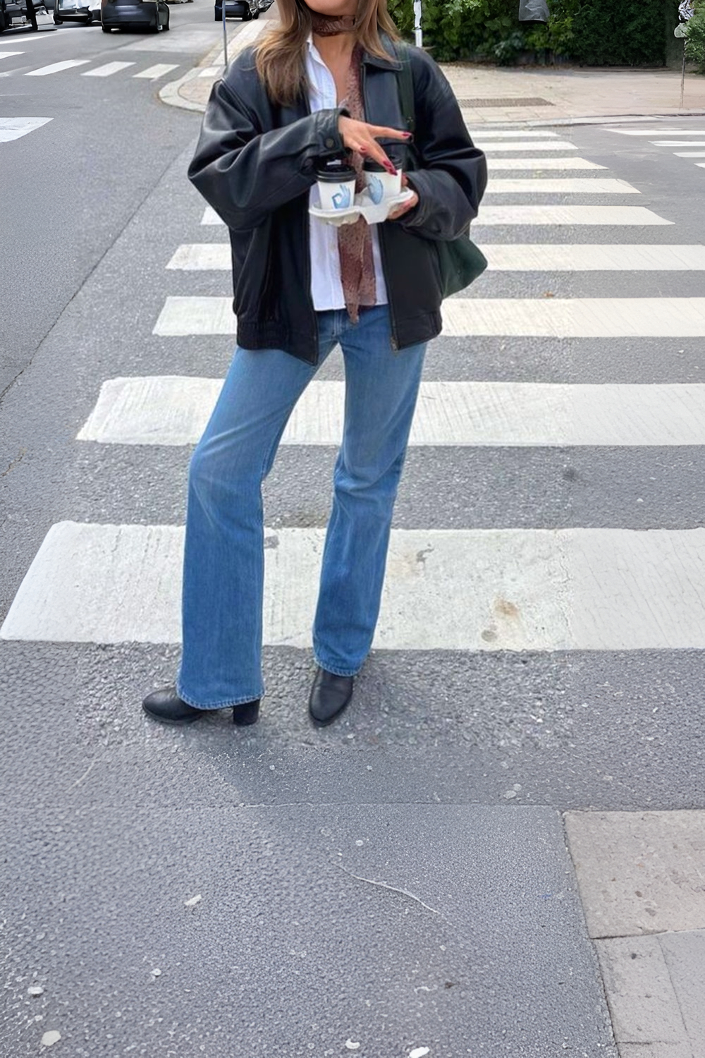 leather jacket outfit europe