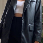 Leather Blazer Outfit Ideas